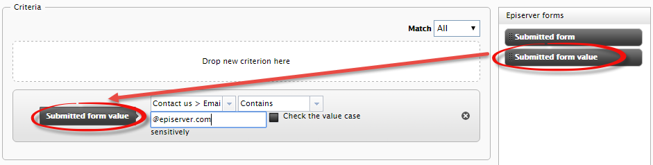 Submitted Form Value Visitorgroup
