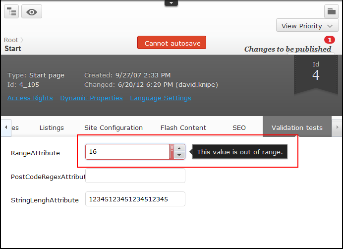 Range Validator in EPiServer 7 Range Validator in EPiServer 7