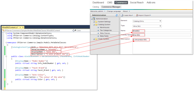 MetaClass mapping